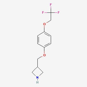 3-((4-(2,2,2-Trifluoroethoxy)phenoxy)methyl)azetidine