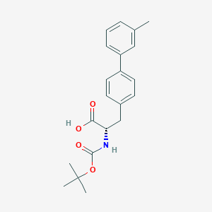molecular formula C21H25NO4 B8164943 Boc-4-(3-methylphenyl)-L-phenylalanine 