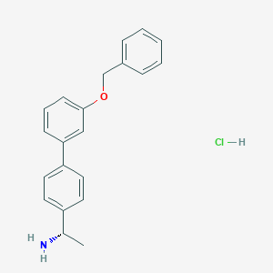 (S)-1-(3'-(benzyloxy)-[1,1'-biphenyl]-4-yl)ethanamine