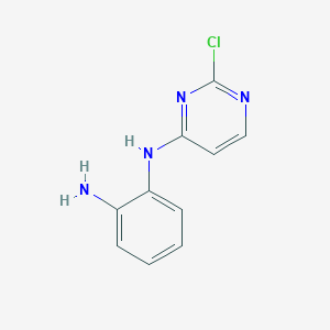 molecular formula C10H9ClN4 B8165030 N1-(2-chloropyrimidin-4-yl)benzene-1,2-diamine 