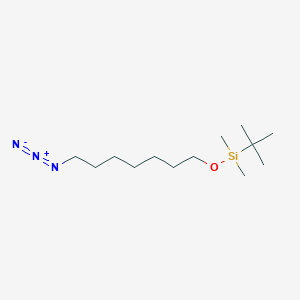 molecular formula C13H29N3OSi B8165049 ((7-Azidoheptyl)oxy)(tert-butyl)dimethylsilane 