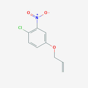 molecular formula C9H8ClNO3 B8165096 4-(Allyloxy)-1-chloro-2-nitrobenzene 