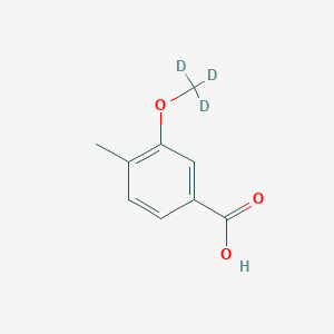 molecular formula C9H10O3 B8165192 4-Methyl-3-D3-methoxybenzoic acid 