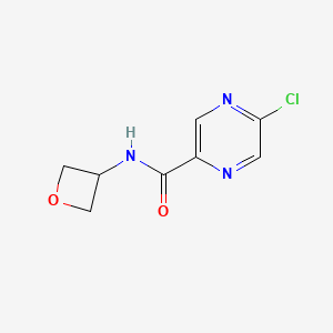 5-chloro-N-(oxetan-3-yl)pyrazine-2-carboxamide