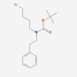 molecular formula C17H26BrNO2 B8165338 tert-Butyl (4-bromobutyl)(phenethyl)carbamate 