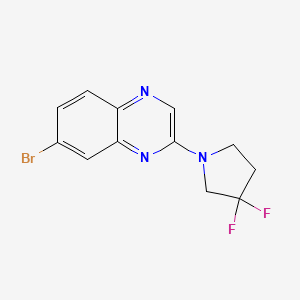 7-Bromo-2-(3,3-difluoropyrrolidin-1-yl)quinoxaline