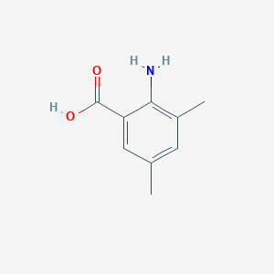 molecular formula C9H11NO2 B081655 2-Amino-3,5-dimethylbenzoic acid CAS No. 14438-32-5