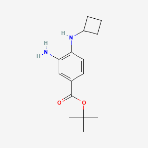 tert-Butyl 3-amino-4-(cyclobutylamino)benzoate