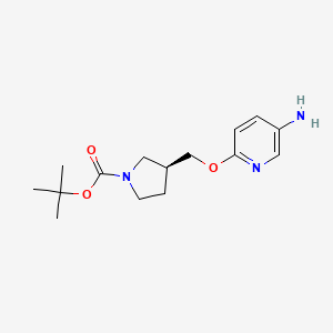 (S)-tert-Butyl 3-(((5-aminopyridin-2-yl)oxy)methyl)pyrrolidine-1-carboxylate