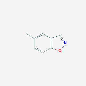 molecular formula C8H7NO B081657 5-甲基-1,2-苯并噁唑 CAS No. 10531-77-8