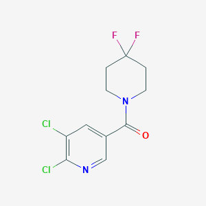 (5,6-Dichloropyridin-3-yl)(4,4-difluoropiperidin-1-yl)methanone