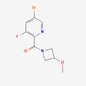 (5-Bromo-3-fluoropyridin-2-yl)(3-methoxyazetidin-1-yl)methanone