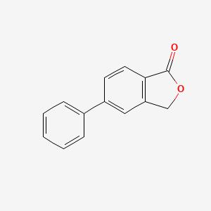 molecular formula C14H10O2 B8166056 5-phenyl-3H-2-benzofuran-1-one 