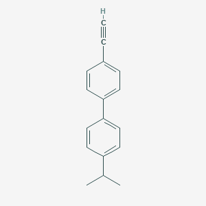 molecular formula C17H16 B8166071 4-Ethynyl-4'-isopropyl-1,1'-biphenyl 