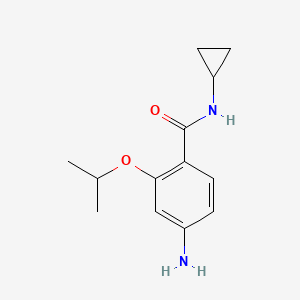 4-Amino-N-cyclopropyl-2-isopropoxybenzamide