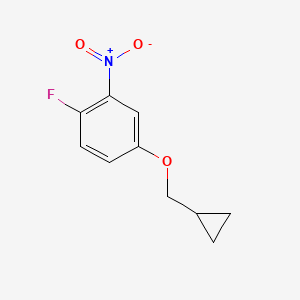 4-(Cyclopropylmethoxy)-1-fluoro-2-nitrobenzene