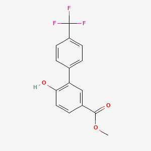 6-Hydroxy-4'-trifluoromethyl-biphenyl-3-carboxylic acid methyl ester