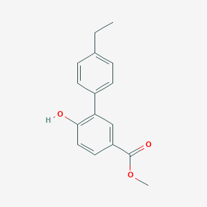 molecular formula C16H16O3 B8166539 Methyl 4'-ethyl-6-hydroxy-[1,1'-biphenyl]-3-carboxylate 