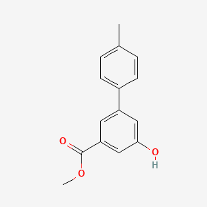molecular formula C15H14O3 B8166612 Methyl 5-hydroxy-4'-methyl-[1,1'-biphenyl]-3-carboxylate 
