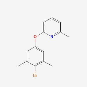 2-(4-Bromo-3,5-dimethylphenoxy)-6-methylpyridine