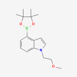 1-(2-Methoxyethyl)-4-(4,4,5,5-tetramethyl-1,3,2-dioxaborolan-2-yl)-1H-indole