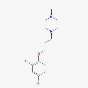 1-(3-(4-Bromo-2-fluorophenoxy)propyl)-4-methylpiperazine