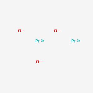 molecular formula O3Pr2 B081668 氧化镨(Pr2O3) CAS No. 12036-32-7