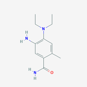 5-Amino-4-(diethylamino)-2-methylbenzamide