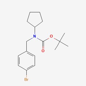 molecular formula C17H24BrNO2 B8167003 tert-Butyl 4-bromobenzyl(cyclopentyl)carbamate 