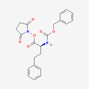 molecular formula C22H22N2O6 B8167163 (S)-2,5-dioxopyrrolidin-1-yl 2-(((benzyloxy)carbonyl)amino)-4-phenylbutanoate 
