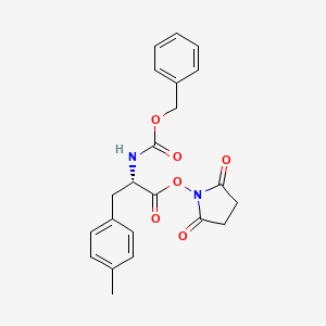 molecular formula C22H22N2O6 B8167209 (S)-2,5-dioxopyrrolidin-1-yl 2-(((benzyloxy)carbonyl)amino)-3-(p-tolyl)propanoate 