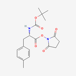 molecular formula C19H24N2O6 B8167210 (S)-2,5-dioxopyrrolidin-1-yl 2-((tert-butoxycarbonyl)amino)-3-(p-tolyl)propanoate 