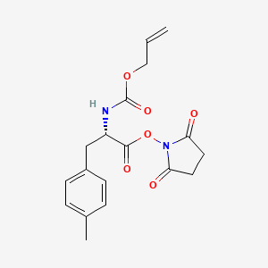 molecular formula C18H20N2O6 B8167217 (S)-2,5-dioxopyrrolidin-1-yl 2-(((allyloxy)carbonyl)amino)-3-(p-tolyl)propanoate 