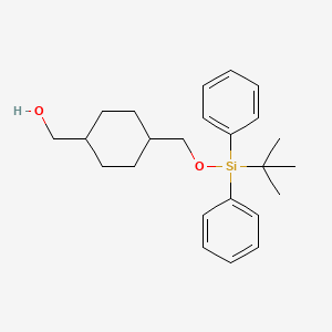 molecular formula C24H34O2Si B8167234 ((1r,4r)-4-(((tert-Butyldiphenylsilyl)oxy)methyl)cyclohexyl)methanol 