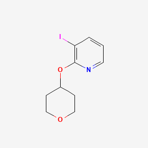3-Iodo-2-(tetrahydro-pyran-4-yloxy)-pyridine