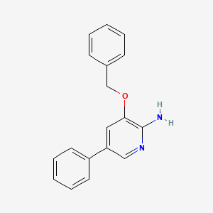 3-(Benzyloxy)-5-phenylpyridin-2-amine