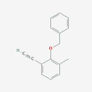 molecular formula C16H14O B8167609 2-(Benzyloxy)-1-ethynyl-3-methylbenzene 