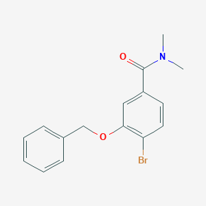 3-(Benzyloxy)-4-bromo-N,N-dimethylbenzamide