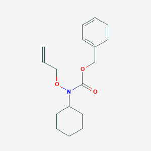 molecular formula C17H23NO3 B8167696 Benzyl allyloxy(cyclohexyl)carbamate 