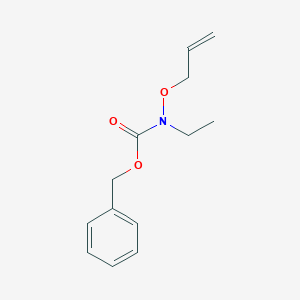 molecular formula C13H17NO3 B8167698 Benzyl allyloxy(ethyl)carbamate 