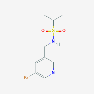 N-((5-Bromopyridin-3-yl)methyl)propane-2-sulfonamide