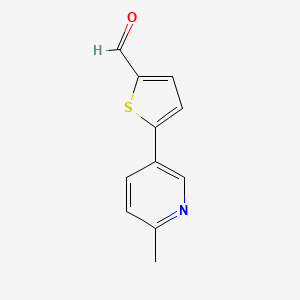 5-(6-Methylpyridin-3-yl)thiophene-2-carbaldehyde