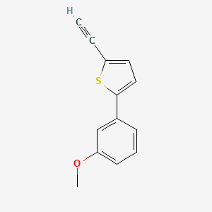 2-Ethynyl-5-(3-methoxyphenyl)thiophene