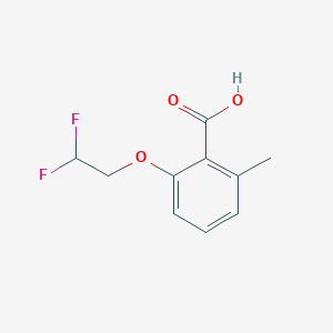 molecular formula C10H10F2O3 B8167983 2-(2,2-Difluoroethoxy)-6-methylbenzoic acid 