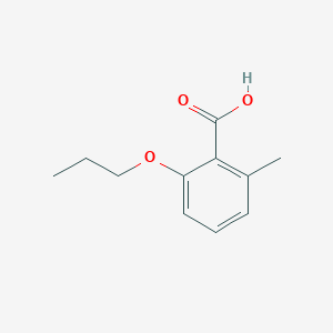 molecular formula C11H14O3 B8167992 2-Methyl-6-propoxybenzoic acid 