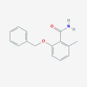 molecular formula C15H15NO2 B8168013 2-(Benzyloxy)-6-methylbenzamide 
