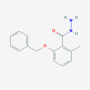 molecular formula C15H16N2O2 B8168020 2-(Benzyloxy)-6-methylbenzohydrazide 
