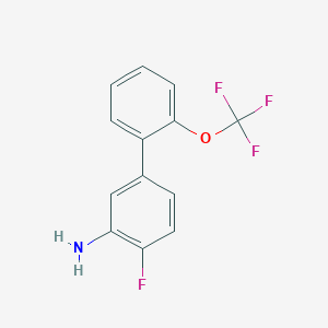 4-Fluoro-2'-(trifluoromethoxy)-[1,1'-biphenyl]-3-amine