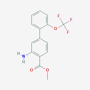 Methyl 3-Amino-2'-(trifluoromethoxy)biphenyl-4-carboxylate