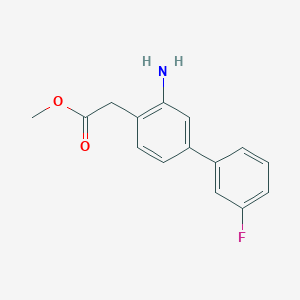Methyl 2-(3-amino-3'-fluoro-[1,1'-biphenyl]-4-yl)acetate